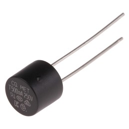 10 pcs - RS PROPC Board Non Resettable Fuse, Radial 500mA, 250V