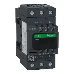1 pcs - Schneider Electric LC1D Series Contactor, 230 V ac Coil, 3-Pole, 40 A, 18.5 kW, 3NO, 690 V ac