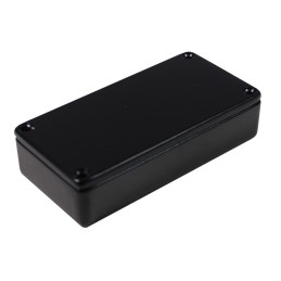 1 pcs - CAMDENBOSS 5000 Series Black Die Cast Aluminium Enclosure, IP54, Black Lid, 101 x 50 x 25mm