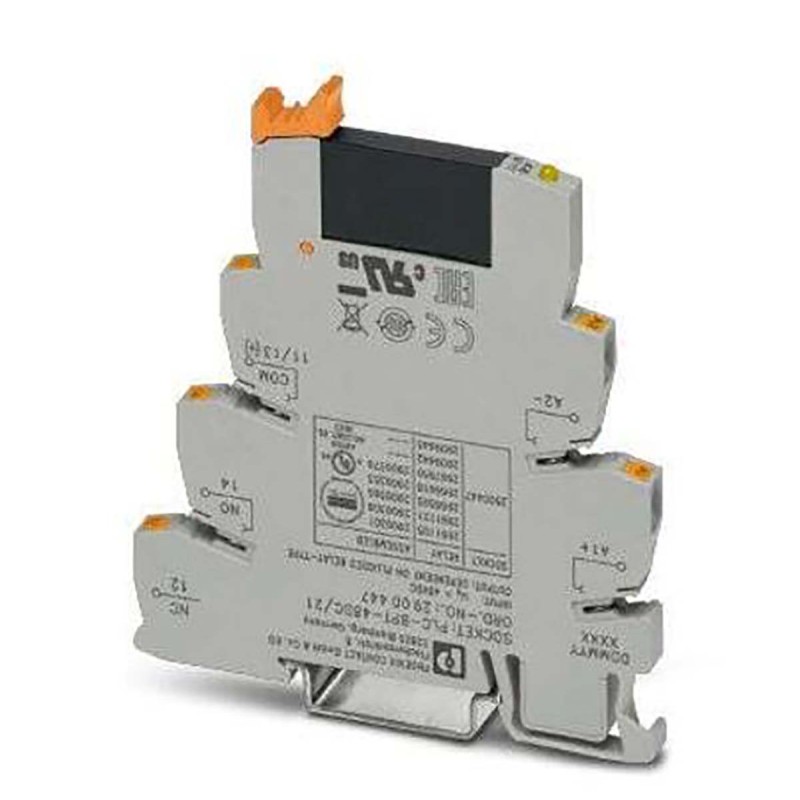 10 pcs - Phoenix Contact PLC-OPT Series Solid State Interface Relay, 57.6 V dc Control, 3 A Load, DIN Rail Mount