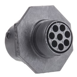 1 pcs - Souriau Circular Connector, 8 Contacts, Panel Mount, Plug, Male, IP68, IP69K, UTS Series