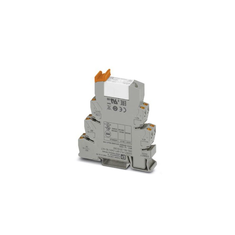10 pcs - Phoenix Contact PLC-RPT Series Relay Module, DIN Rail Mount, 24V dc Coil, SPST, 800A Load