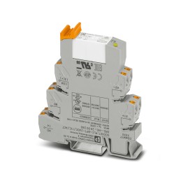10 pcs - Phoenix Contact PLC-RPT24DC/ 1IC/ACT Series Interface Relay, DIN Rail Mount, 24V dc Coil, SPST, 1-Pole