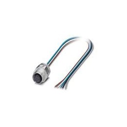 1 pcs : 1671108 - Circular Metric Connectors M12 BLHD PLG 5P W/CB