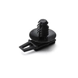 1 pcs : 151-00785 - Cable Mounting & Accessories Conn. Clip w/Fir Tree, 0.7 - 4.0 mm Panel Thick., 6.0 - 6.7 mm Hole Dia., PA66H