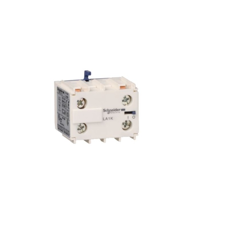 1 pcs - Schneider Electric Auxiliary Contact Block, 1 Contact, 1 NO + 1 NC, Front Mount, TeSys