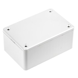 1 pcs - Hammond 1591 Series Grey Flame Retardant ABS Enclosure, IP54, Grey Lid, 85 x 56 x 39mm