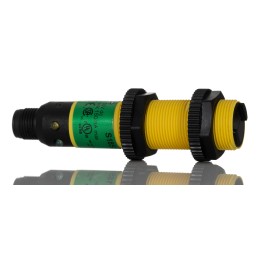 1 pcs - Banner Diffuse Photoelectric Sensor, Barrel Sensor, 100 mm Detection Range