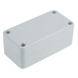1 pcs - CAMDENBOSS 2000 Series Grey ABS Enclosure, IP54, Grey Lid, 100 x 50 x 40mm