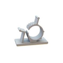 1 pcs : 22AAWC500600 - Cable Mounting & Accessories Adjustabe Clamp, Adhesive, .445-.560 Bundle Dia, Black, Nylon, 1500 Per Bag,