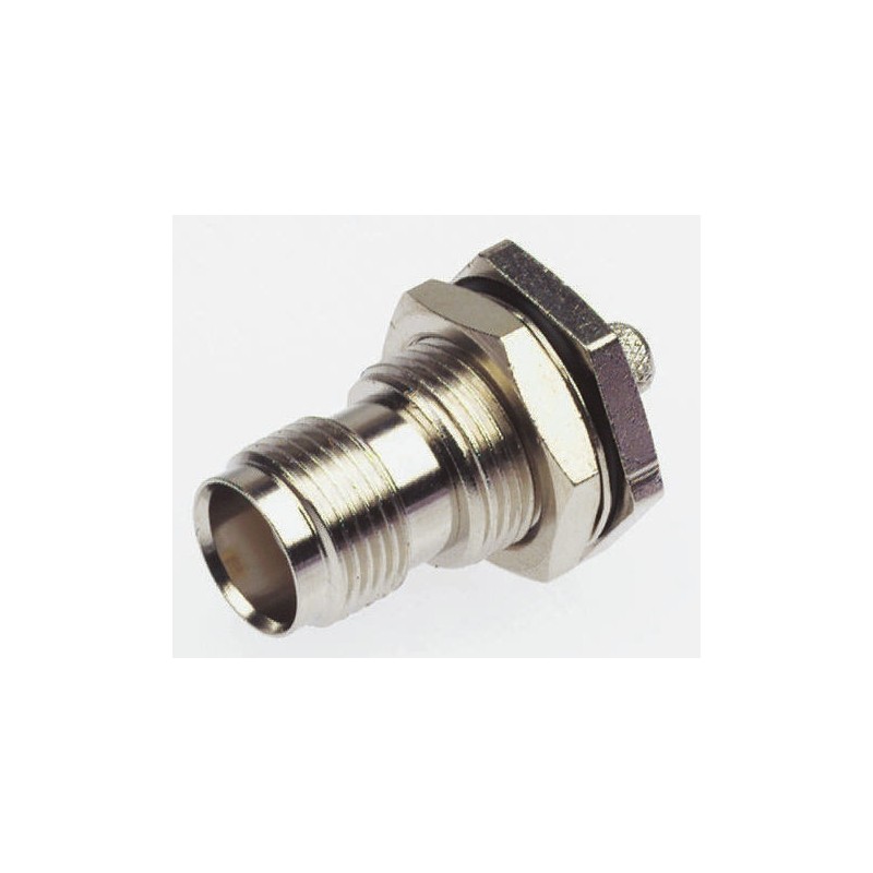 1 pcs - Telegartner, jack Panel Mount TNC Connector, 50Ω, Straight Body