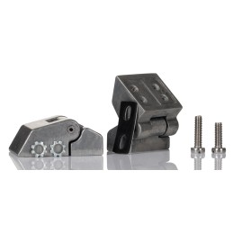 1 pcs - RS PRO Stainless Steel Concealed Hinge, Screw Fixing 30mm x 41mm x 17mm