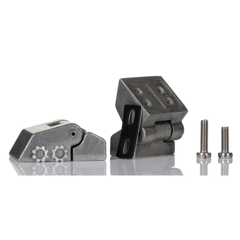 1 pcs - RS PRO Stainless Steel Concealed Hinge, Screw Fixing 30mm x 41mm x 17mm