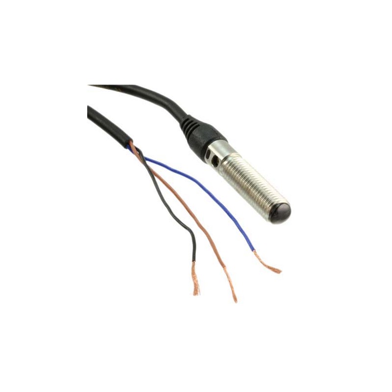 1 pcs - Omron Diffuse Photoelectric Sensor, Barrel Sensor, 3 mm - 50 mm Detection Range