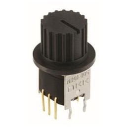 1 pcs : NR01103ANG13 - Rotary Switches 3POS 1P NO KNOB 28VAC/DC NonShrt