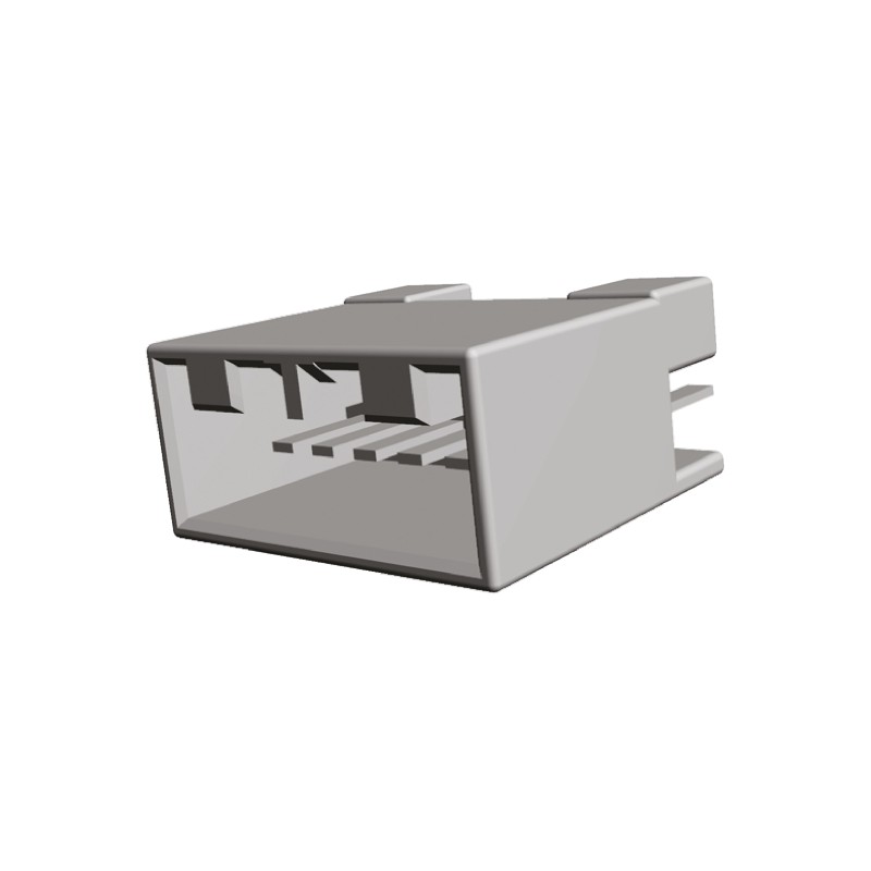 100 pcs - TE Connectivity MULTILOCK 070 Series Straight Through Hole Mount PCB Socket, 6-Contact, 1-Row, 3.5mm Pitch, Solder