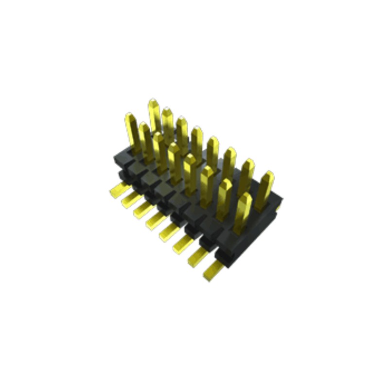 104 pcs - Samtec FTE Series Straight Pin Header, 10 Contact(s), 0.8mm Pitch, 2 Row(s), Unshrouded