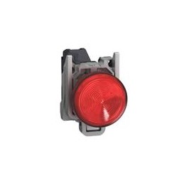 1 pcs : XB4BVBM4GEX - Industrial Panel Mount Indicators / Switch Indicators Haz Loc - Red LED Pilot Light 24 240V