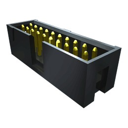 1 pcs - Samtec TSS Series Right Angle Through Hole PCB Header, 24 Contact(s), 2.54mm Pitch, 2 Row(s), Shrouded