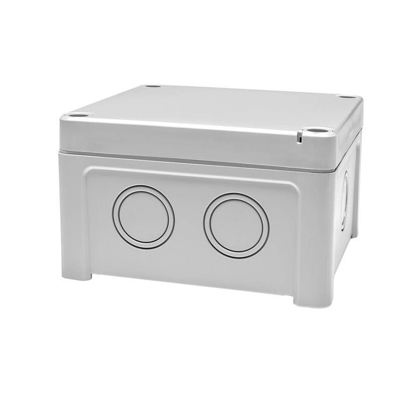 1 pcs - RS PRO Grey Polycarbonate General Purpose Enclosure, IP65, Grey Lid, 110 x 110 x 65mm