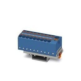 1 pcs : 3273638 - DIN Rail Terminal Blocks PTFIX 10/18X4-NS35 BU
