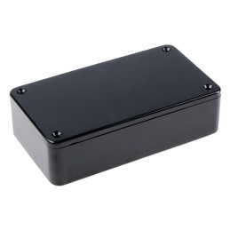 1 pcs - CAMDENBOSS 2000 Series Black ABS Enclosure, IP54, Black Lid, 112 x 62 x 31mm