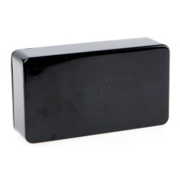 1 pcs - CAMDENBOSS 2000 Series Black ABS Enclosure, IP54, Black Lid, 112 x 62 x 31mm