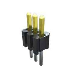 10 pcs - Samtec TMS Series Straight Through Hole Pin Header, 5 Contact(s), 1.27mm Pitch, 1 Row(s), Unshrouded