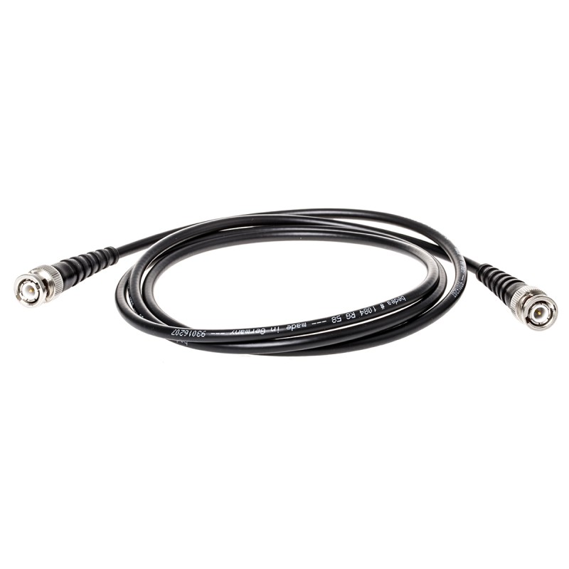 1 pcs - Telegartner Male BNC to Male BNC Coaxial Cable, 1.5m, RG58C/U Coaxial, Terminated