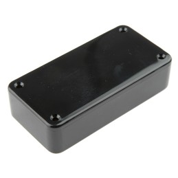 1 pcs - CAMDENBOSS 2000 Series Black ABS Enclosure, IP54, Black Lid, 100 x 50 x 25mm