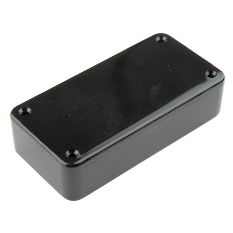 1 pcs - CAMDENBOSS 2000 Series Black ABS Enclosure, IP54, Black Lid, 100 x 50 x 25mm