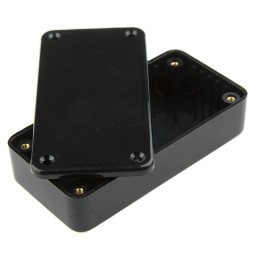 1 pcs - CAMDENBOSS 2000 Series Black ABS Enclosure, IP54, Black Lid, 100 x 50 x 25mm