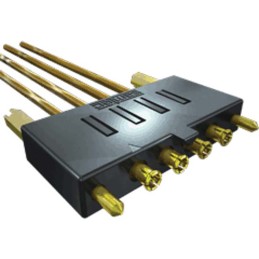 11 pcs - Samtec Right Angle 50Ω RF Adapter Socket 6GHz