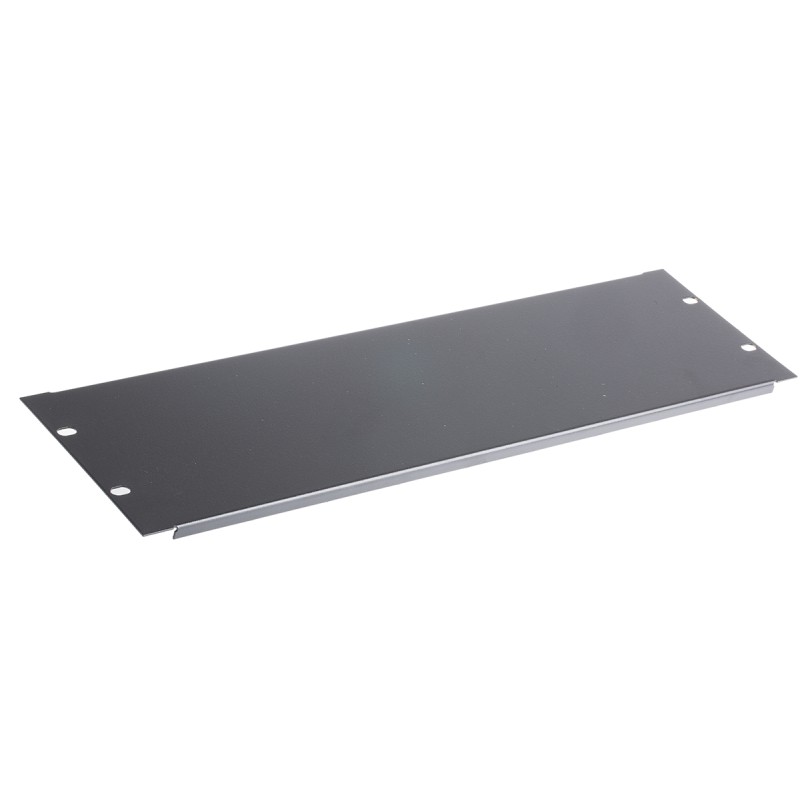 1 pcs - RS PRO Black Steel Blanking Panel, 3U, 483 x 9mm