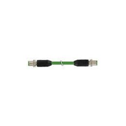 1 pcs : 7000-51001-7901000 - Sensor Cables / Actuator Cables M12 male 0 / M12 male 0 shielded X-cod. Gigabit, PUR 4x2xAWG26 shie