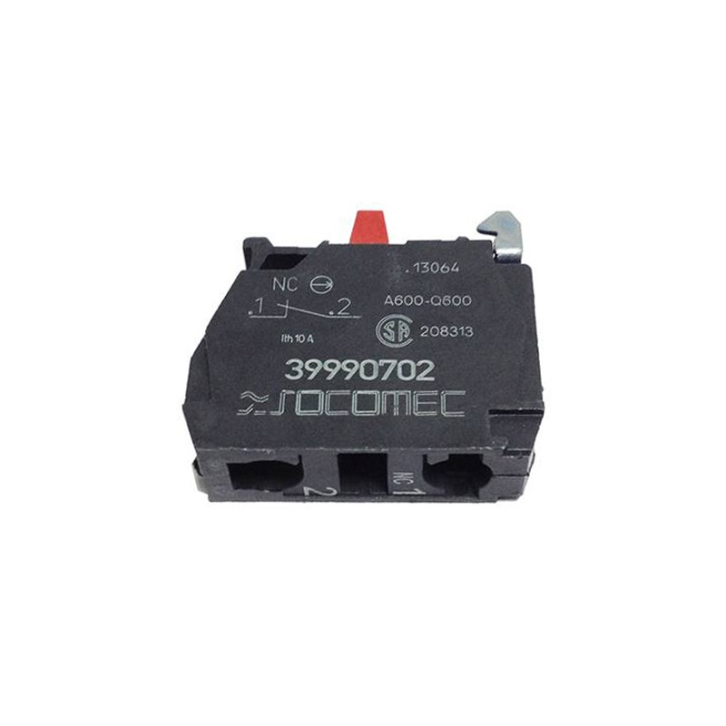 1 pcs - Socomec Auxiliary Contact Block, 1 Contact, 1NC