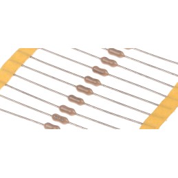 10 pcs - RS PROPC Board Non Resettable Fuse, Axial 750mA, 125V ac/dc