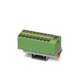 1 pcs : 3273644 - DIN Rail Terminal Blocks PTFIX 10/18X4-NS35 GN