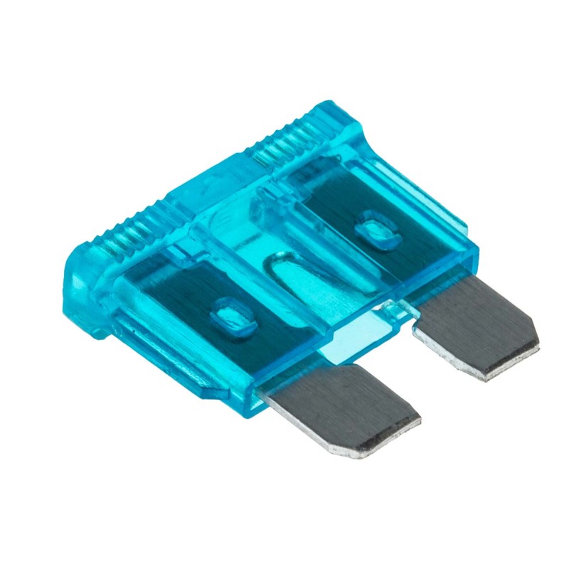 10 pcs - RS PRO 15A Blue Blade Car Fuse, 32V dc