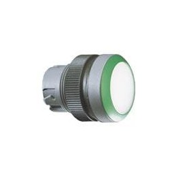 1 pcs : 1.30.240.001/1001 - Switch Actuators PB FLUSH LENS ROUND COLLAR,ILLUM WHITE