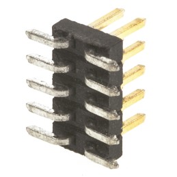 1 pcs - HARWIN Archer M50 Series Straight Surface Mount Pin Header, 10 Contact(s), 1.27mm Pitch, 2 Row(s), Unshrouded