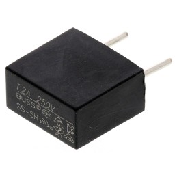 10 pcs - EatonPC Board Non Resettable Fuse, Radial 2A, 250V ac