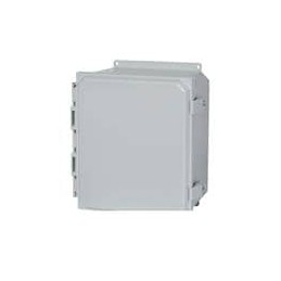 1 pcs : PCJ14126CCNL - Electrical Enclosures Polycarb 14X12X6 NM Latch Clr w/Feet