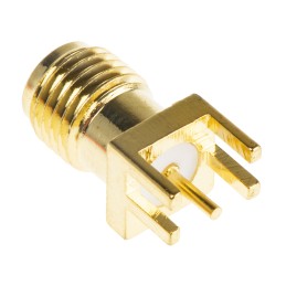 1 pcs - RF Solutions CON Series, jack SMA Connector, Solder Termination, Straight Body