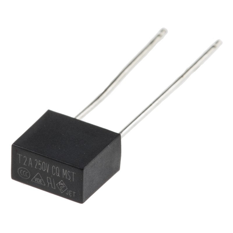 10 pcs - RS PROPC Board Non Resettable Fuse, Radial 2A, 250V ac