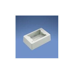 1 pcs : JBP1EI - Wire Ducting & Raceways Sngl Gang PWR Rated 2-piece Outlet B