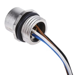 1 pcs - Binder Female 4 way M12 to Unterminated Sensor Actuator Cable, 200mm