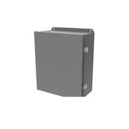 1 pcs : HJ161410HLP - Electrical Enclosures N4,12 J Box Hinged - 16x14x10' - Steel/Gray