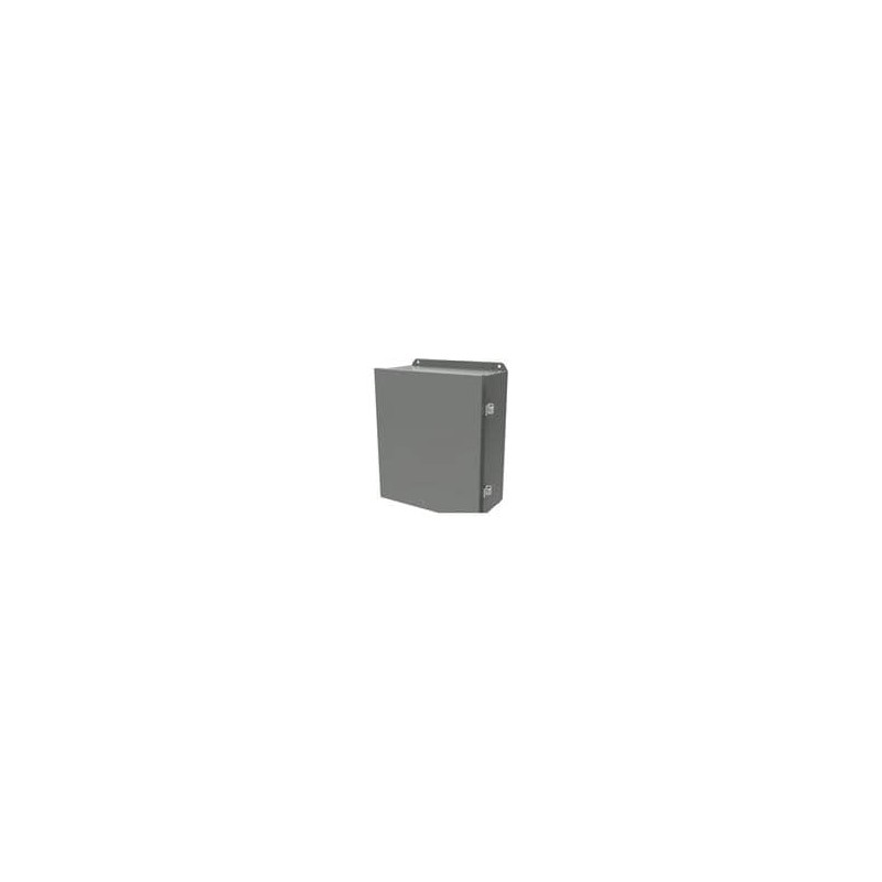 1 pcs : HJ161410HLP - Electrical Enclosures N4,12 J Box Hinged - 16x14x10' - Steel/Gray