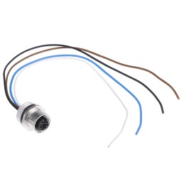 1 pcs - Binder Female 4 way M12 to Unterminated Sensor Actuator Cable, 200mm